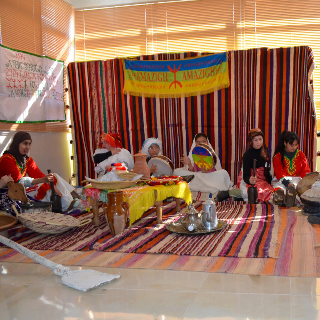 المركز الإقليمي للأشخاص ذوي الاحتياجات الخاصة بتفرسيت يحتفل برأس السنة الأمازيغية الجديدة 2974